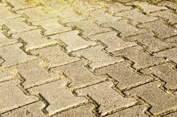 Obraz premium Cement floor is strange.