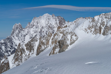 Fototapeta na wymiar Mont Blanc massif