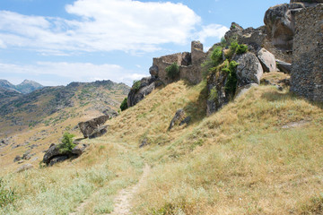 Ruins of Marko's Towers in Prilep, Macedonia