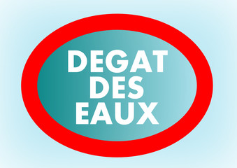 dégât,des eaux,affiche