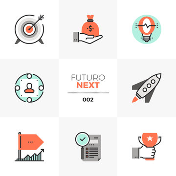Company Startup Futuro Next Icons
