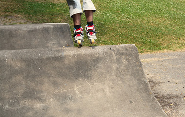 Inlineskates Rollerblades Buckelpiste