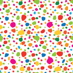 Abstract seamless pattern with dot. Blot holiday party texture