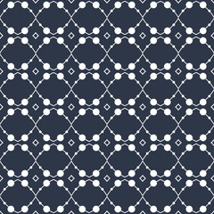 Fototapeta premium Ancient Geometric pattern in repeat. Fabric print. Seamless background, mosaic ornament, ethnic style. 