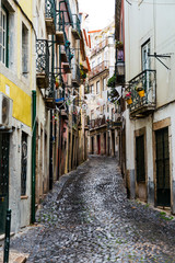 Obraz premium view of downtown in Lisbon city, Portugal