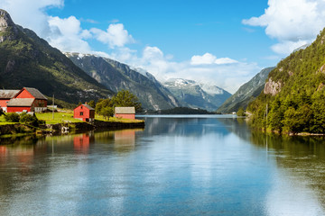 Odda is Norway town located near Trolltunga rock