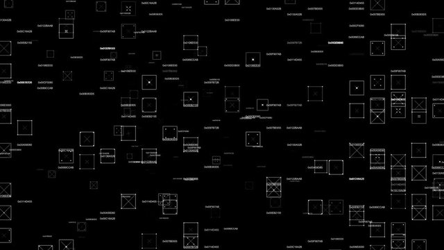 PNG alpha.Program code text fly.Running digital text.Technological intro, screensaver.HUD.Type 1