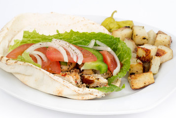chicken pita sandwich