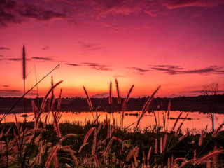 sweet twilight at the lake
