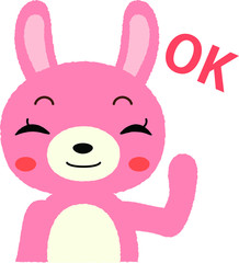 うさぎさん　OK