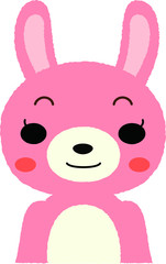 うさぎさん　立つ