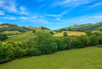 Obraz premium The road of Santiago through the Pyrenees