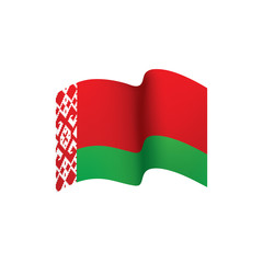 Belarus flag, vector illustration