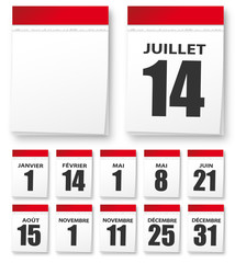 Calendrier (Jours de fête en France)