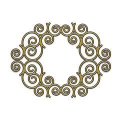 scroll and swirl vector design