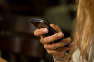 Woman Holding Phone