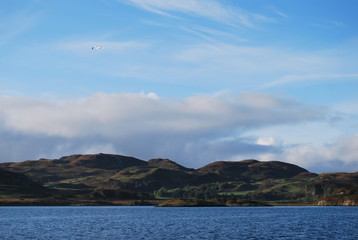 Fototapeta na wymiar Scottish Highlands Lake