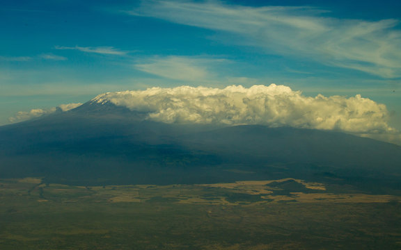 Aerial View of Kilimanjaro