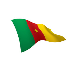 Cameroon flag, vector illustration