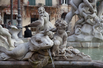 Fototapeta na wymiar Historic Fountain