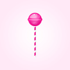 Pink lollipop