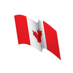 Canada flag, vector illustration