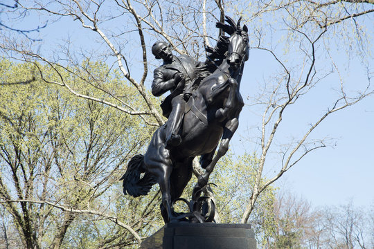 Horseman Sculpture
