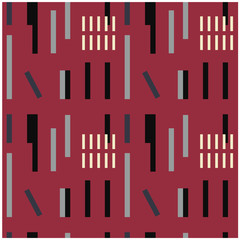 Industrial uneven geometric seamless pattern. Design for print, fabric, textile. Seamless wallpaper