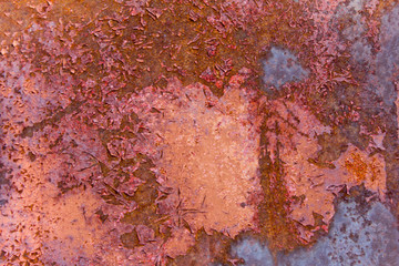 texture of old rusty metal,old iron wall
