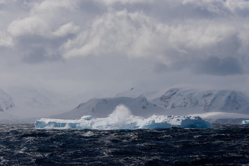 Iceberg in Antarctic sea