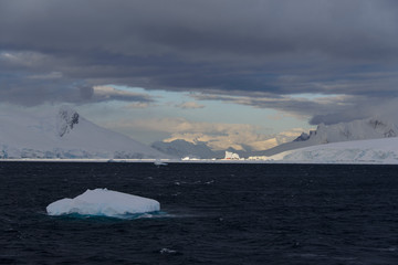 Iceberg in Antarctic sea