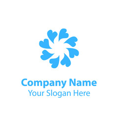 Obraz premium Abstract graphic icon, logo design template, symbol for company