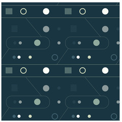 Mechanism and abstract interface seamless pattern. Design for print, fabric, textile. Seamless wallpaper.