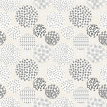 hand drawn marker and ink seamless patterns