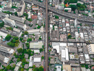 Cityscape of Bangkok skyscraper