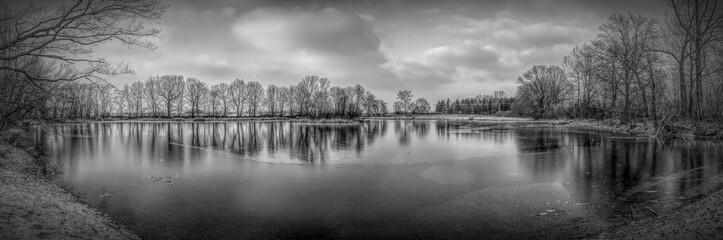 at the lake - panorama