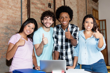 Gruppenbild internationaler Studenten