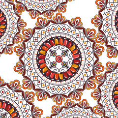 color mandala pattern background vector illustration design
