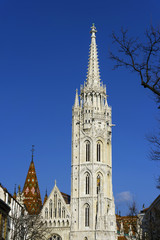 Fototapeta na wymiar Matthiaskirche in der Fischerbastei, Budapest