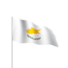 Cyprus flag, vector illustration