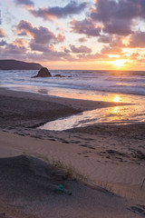Sunset at Widemouth