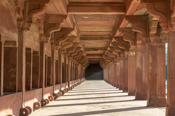 Akbar's horse stable, Fatehpur Sikri, Uttar Pradesh, India