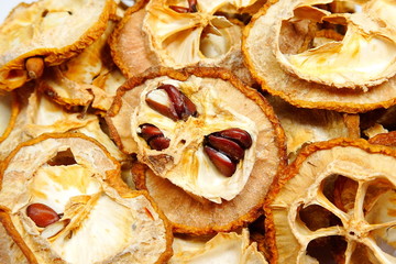 dried slice japonica quince (Chaenomeles japonica)