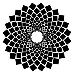 Оригинальный абстрактный фон из квадратов с пространством для вставки текста или логотипа. Векторная иллюстрация.