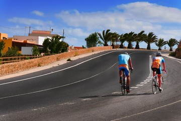 Fototapeta premium Radfahren auf den Kanaren