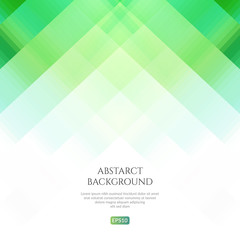 Abstract background with geometric patterns. Bright and fresh shades of green.