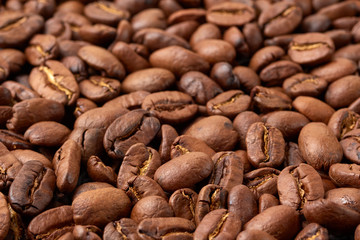 Coffee beans background