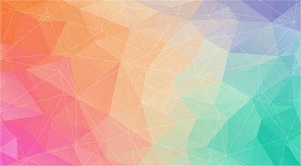 Flat polygonal abstract gradient background