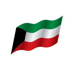 Kuwait flag, vector illustration