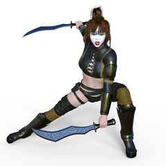 Obraz premium 女性剣士